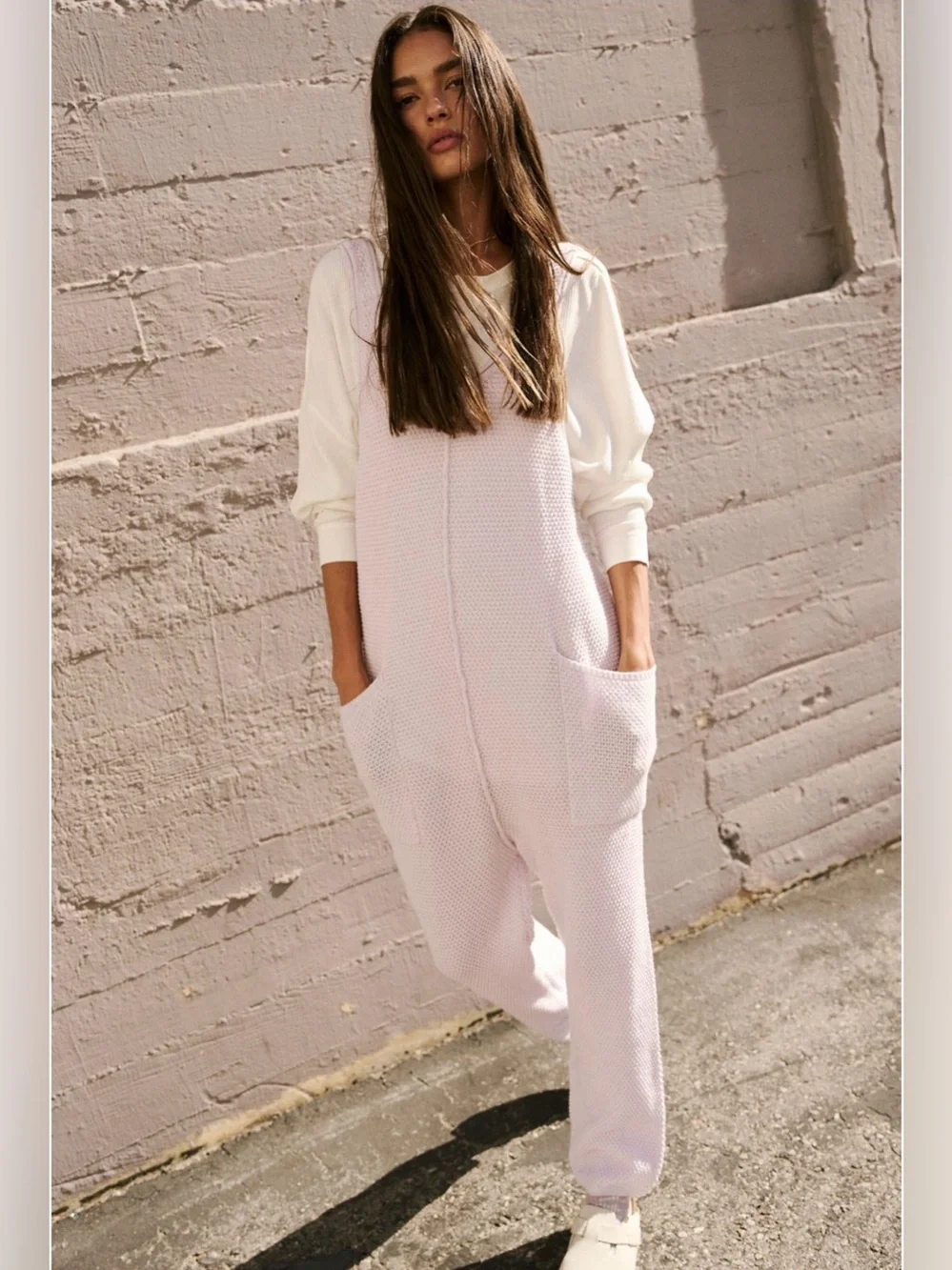 Free People Hailee Sweater Jumper Onesie 💜 Orchid Tint - XS - NWT